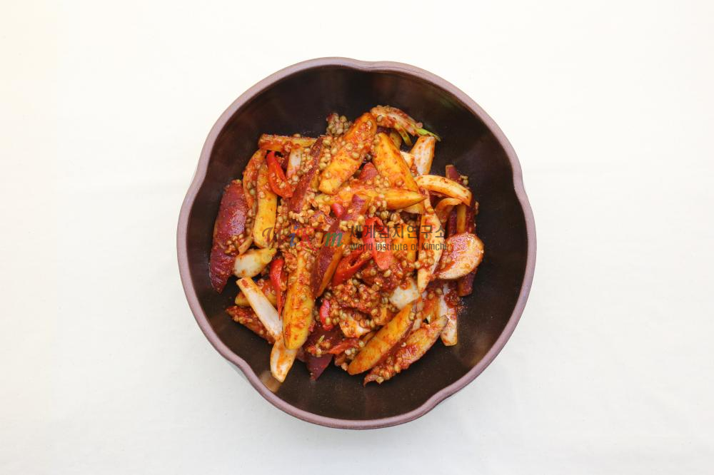 고구마 보리밥 김치 이미지