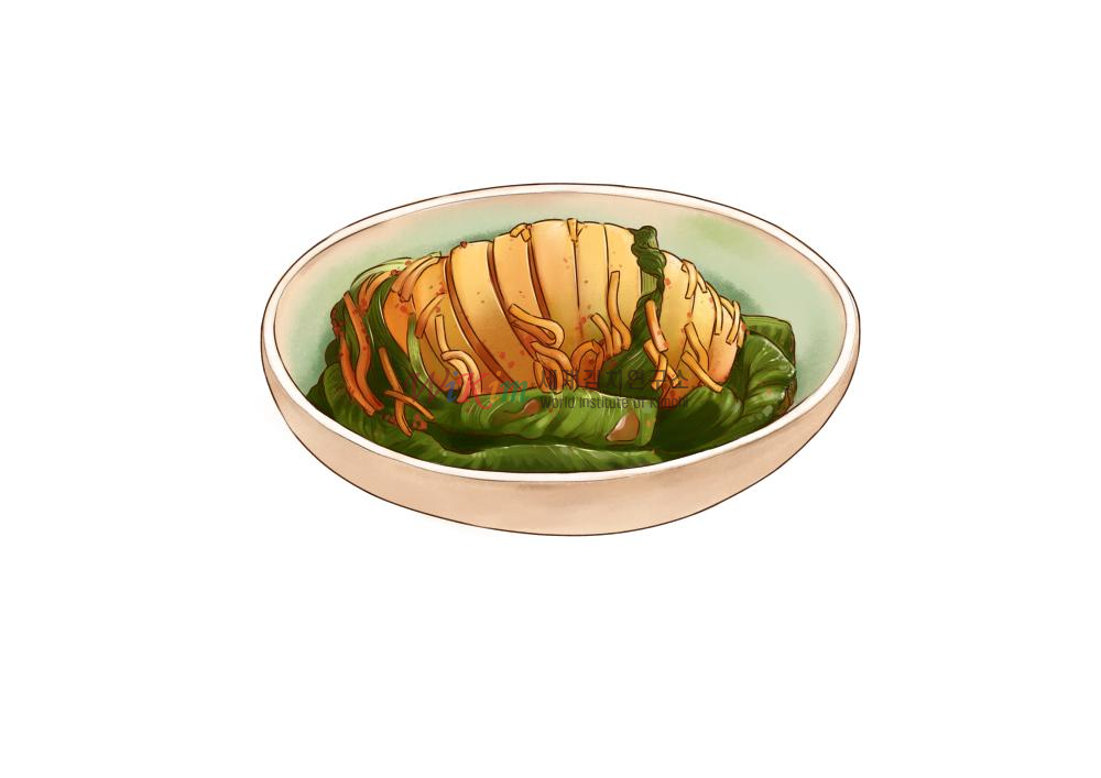 비늘김치(일러스트)의 대표 이미지입니다.