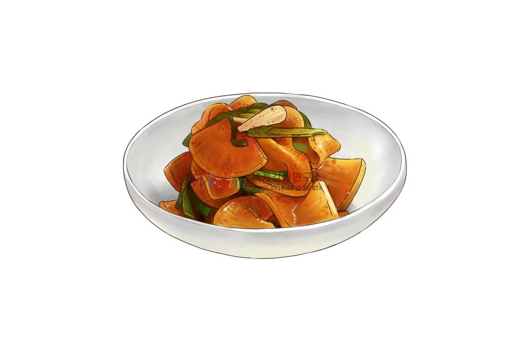 섞박지(일러스트) 이미지