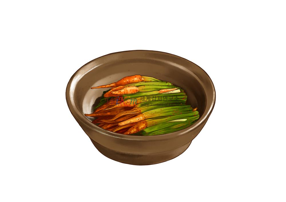 고들빼기김치(일러스트) 이미지