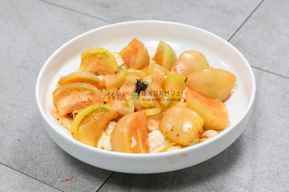 도마도(토마토)김치의 대표 이미지입니다.