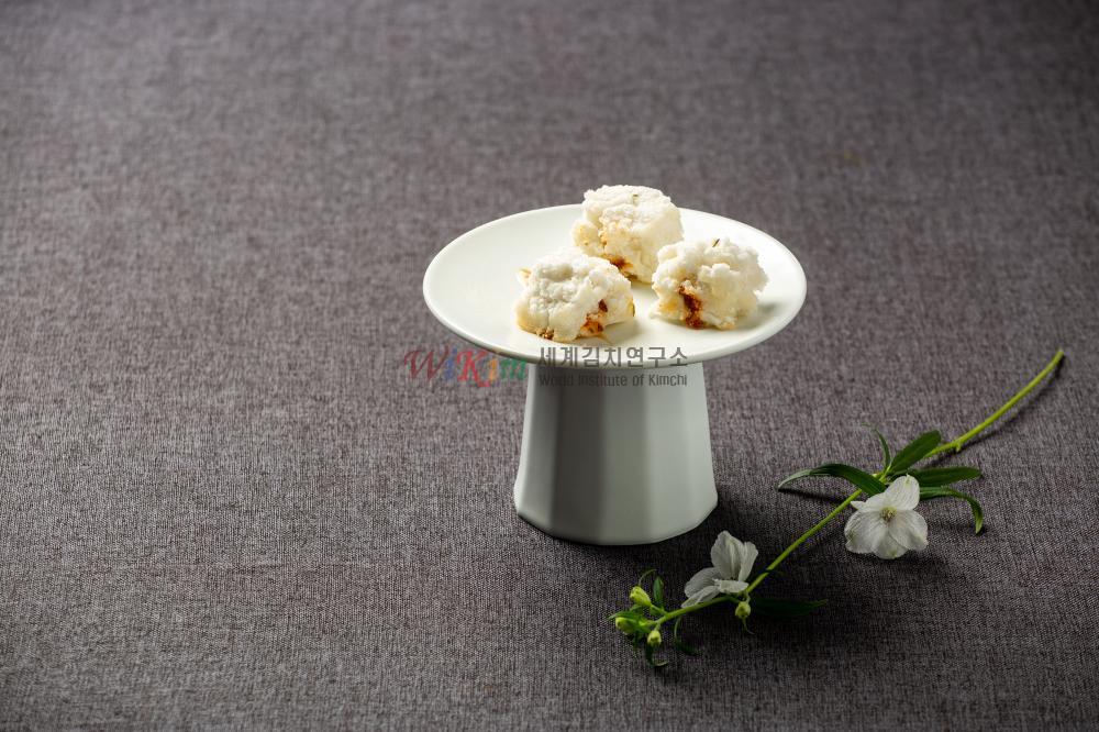 김치크림 백설기 이미지