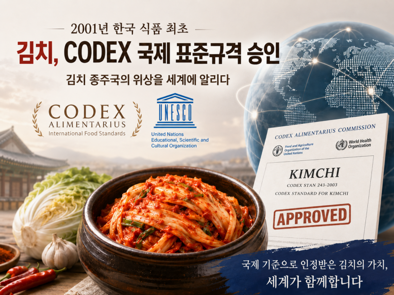 코덱스 국제 표준규격 승인 배경과 주요내용 이미지