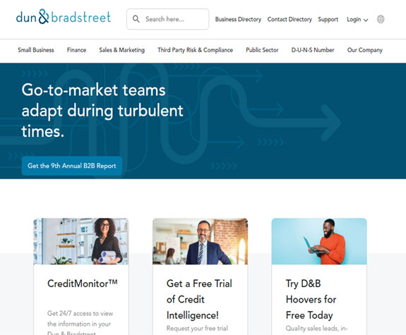 DUNS번호 발급을 위한 dun & bradstreet